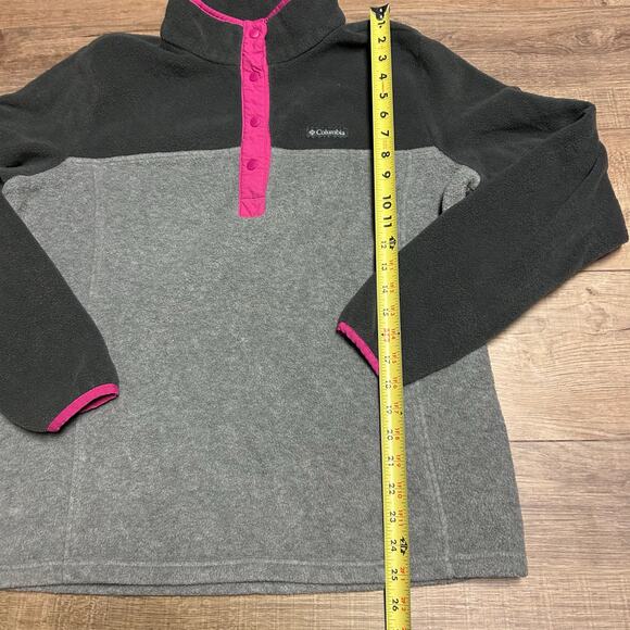 Columbia Women’s Fleece Pink & Gray Jacket - XL - Picture 8 of 8
